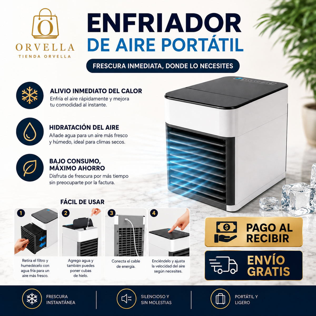 Enfriador de Aire Portátil