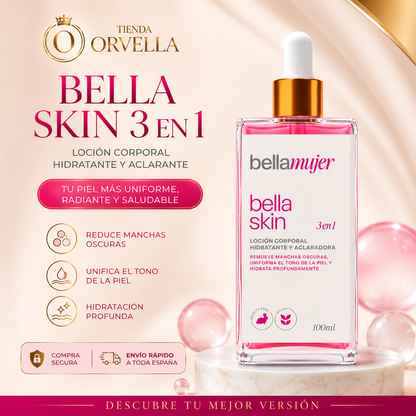 Bella Skin 3 en 1 – Loción Corporal Hidratante y Aclarante